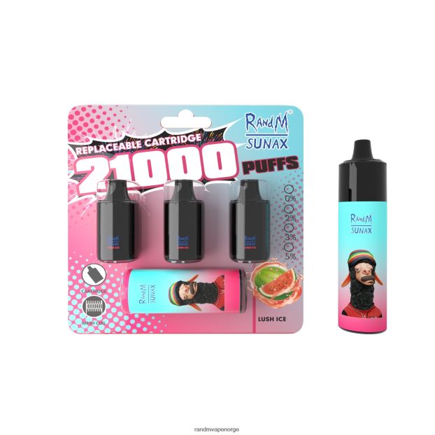 frodig is RandM Sunax 21000 luftstrømkontroll pod utskiftbar vape enhet 1 stk 4L8N2H266 - RandM shop vape