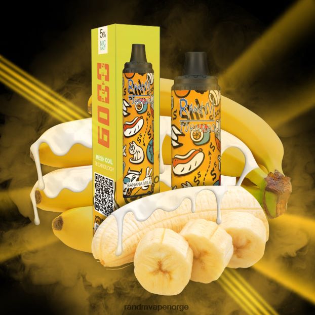 bananmelk RandM Tornado 6000 luftstrømkontroll vape pod enhet 1 stk 4L8N2H288 - RandM vape review