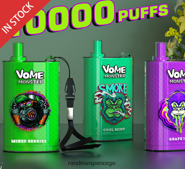 frodig is RandM Vome Monster 10000 luftstrømkontroll vape pod enhet 1 stk 4L8N2H277 - RandM shop rabattkode