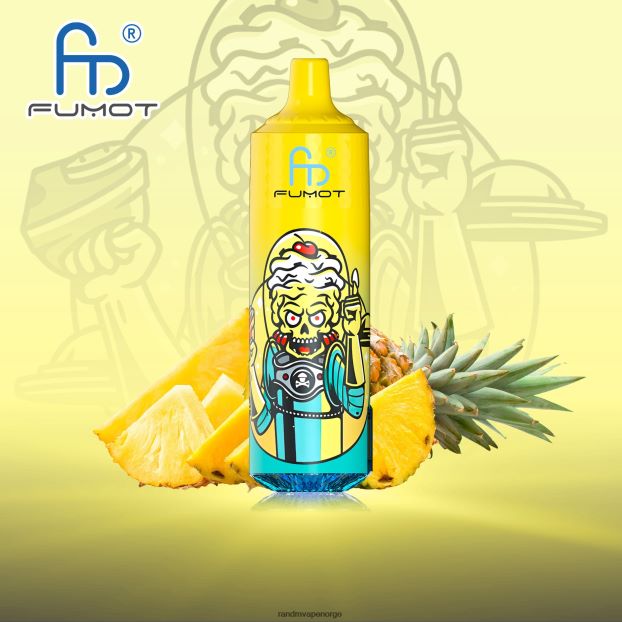 ananas Fumot RandM Tornado 9000 pro vape-enhet med batteri og ejuice-skjerm versjon 1 4L8N2H194 - RandM vape price