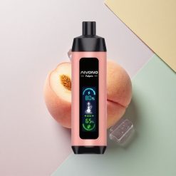 Aivono Aim Fatpro 22000 Fersken Is med 5% nikotin og 600mAh