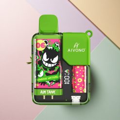 Aivono Aim Tank 9500 Jordbær Vannmelon 650mAh 3% Nikotin