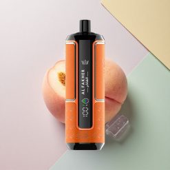 Al Fakher Crown Bar 15K Hypermax Fersken Is med 600mAh og 6mg nikotin