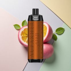 Al Fakher Crown Bar 8000 Crystal Søt Pasjonsfrukt med 600mAh og 5mg Nikotin