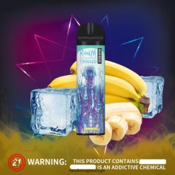 bananis RandM Tornado 8000 luftstrømkontroll vape enhet 1 stk 4L8N2H247 - RandM shop rabattkode