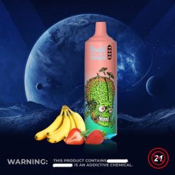 jordbær banan RandM Tornado 9000 vape pod-enhet 1 stk versjon 1 4L8N2H134 - RandM vape price