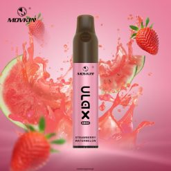 jordbær vannmelon RandM Movkin Ulax 6800 (keramisk spole) oppladbar engangs vape pod-enhet 4L8N2H70 - RandM vape sale