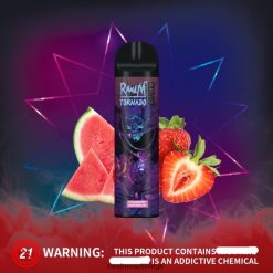 jordbær vannmelon RandM Tornado 8000 luftstrømkontroll vape enhet 1 stk 4L8N2H238 - RandM vape review