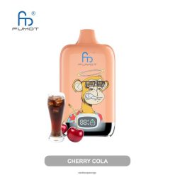 kirsebær cola Fumot Original RandM Digital Box 12000 batteri og væskedisplay vape-enhet 4L8N2H16 - RandM shop vape