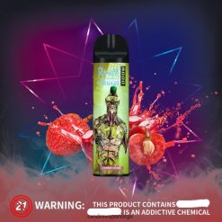 kirsebær litchi RandM Tornado 8000 luftstrømkontroll vape enhet 1 stk 4L8N2H253 - RandM vape Norge