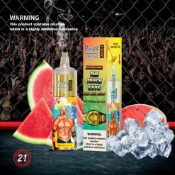 vannmelon is RandM Tornado 10000 luftstrømkontroll vape enhet 1 stk 4L8N2H125 - RandM shop reviews